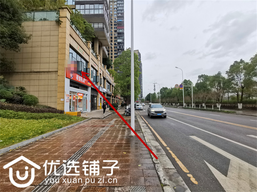 北外江湾城6期1号门市二楼468平旺铺出租