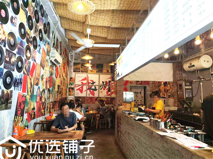 西外罗浮阳光100平餐饮店转让(可外摆)