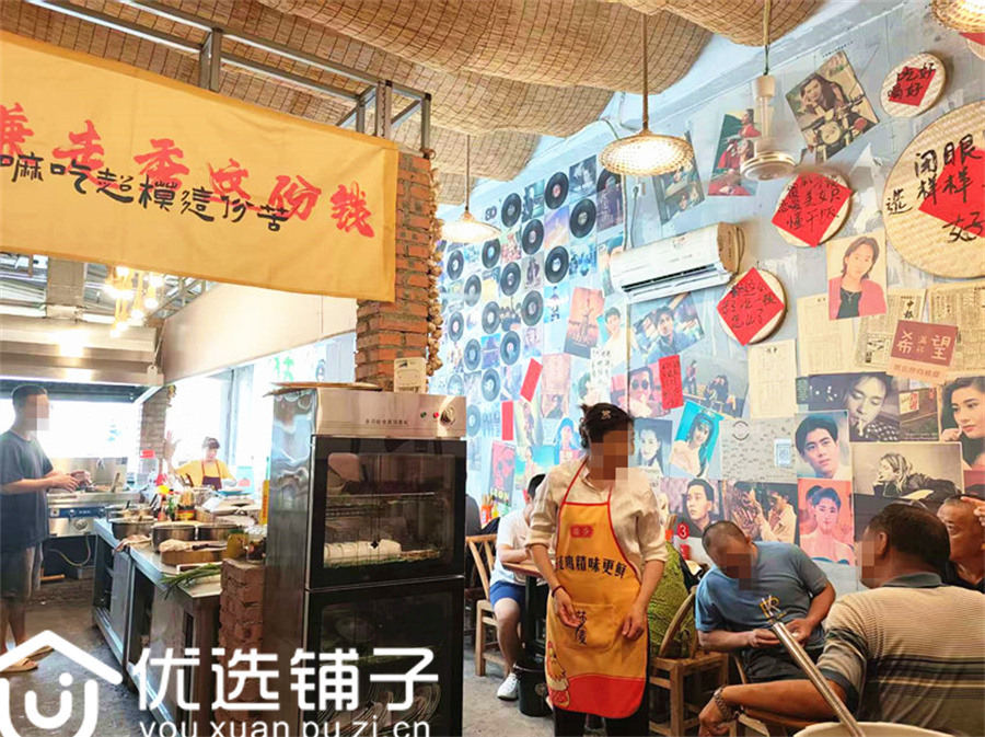 西外罗浮阳光100平餐饮店转让(可外摆)