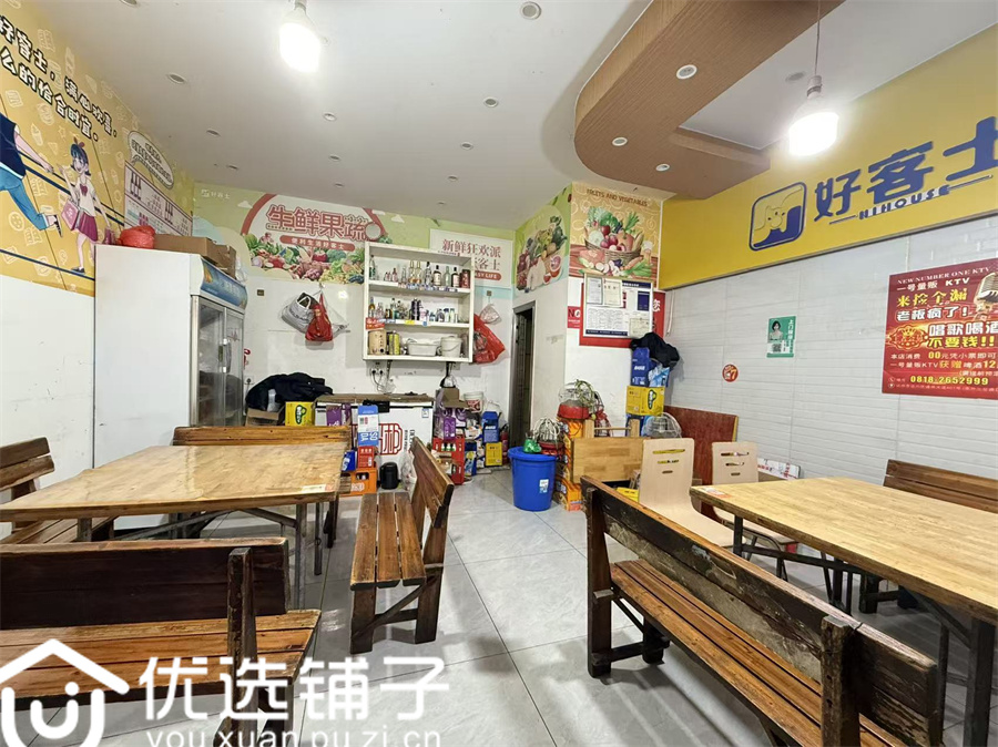 南外花溪街口55平转角20年大排档转让(可外摆)