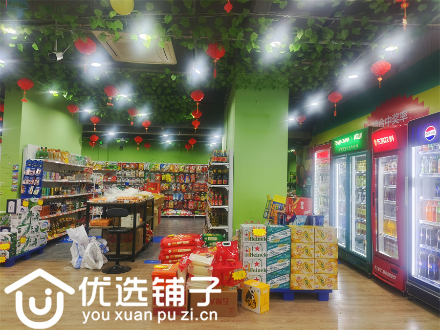 南外洲河湾小区406㎡超市转让