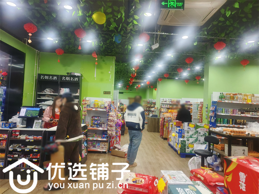 南外洲河湾小区406㎡超市转让