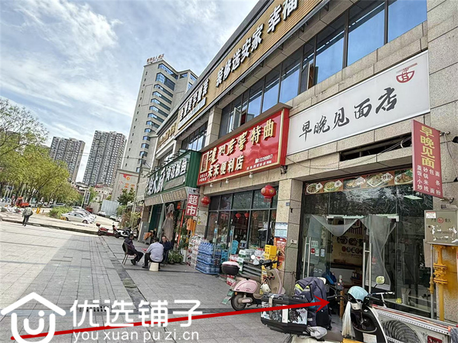 西外人民医院旁33平面店转让(水电气三通可外摆)