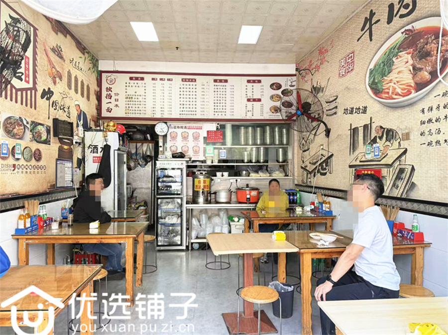 西外人民医院旁33平面店转让(水电气三通可外摆)
