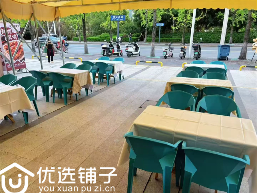 西外碧桂园100多平双开间烧烤大排档转让(水电气三通)