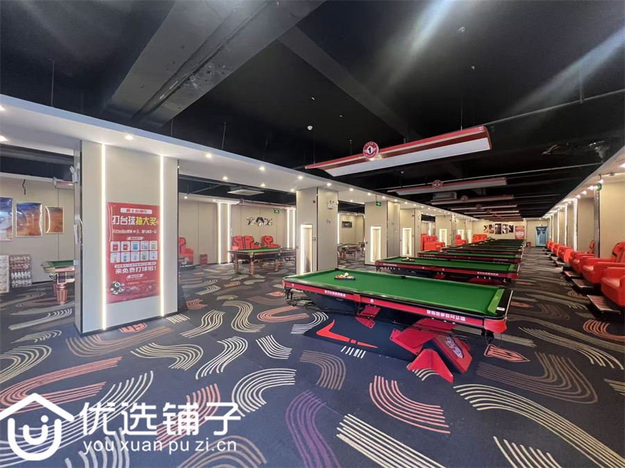 宣汉县翡翠明珠楼下500平台球室转让(可空转)