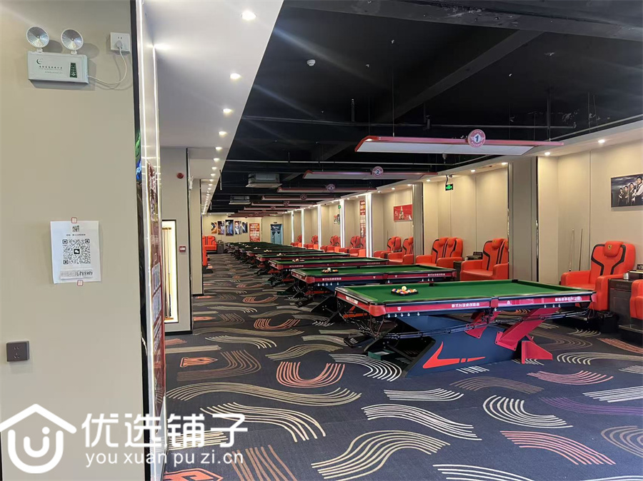 宣汉县翡翠明珠楼下500平台球室转让(可空转)
