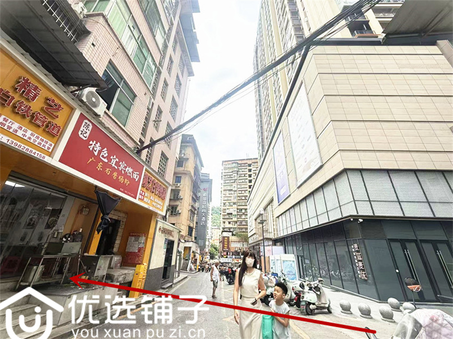 市内中心广场16平面店转让(水电气三通)