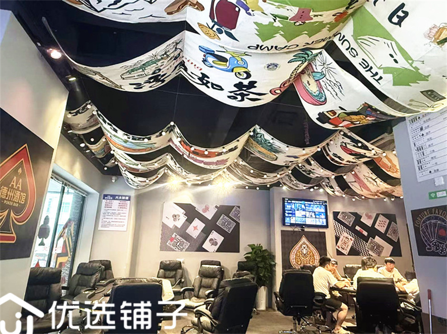 市内大西街120平双开间酒吧低价转让
